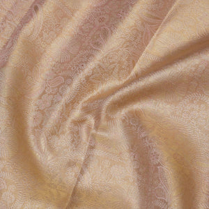 Beige Zariwork Pure Silk Saree