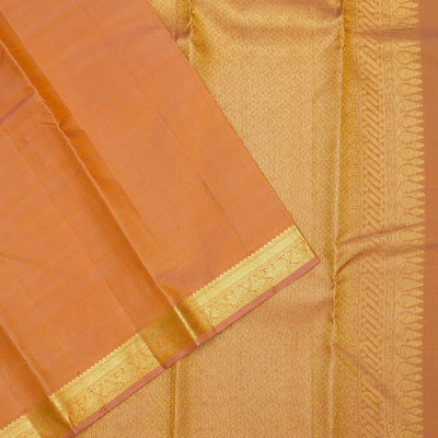 Beige Zariwork Pure Silk Saree
