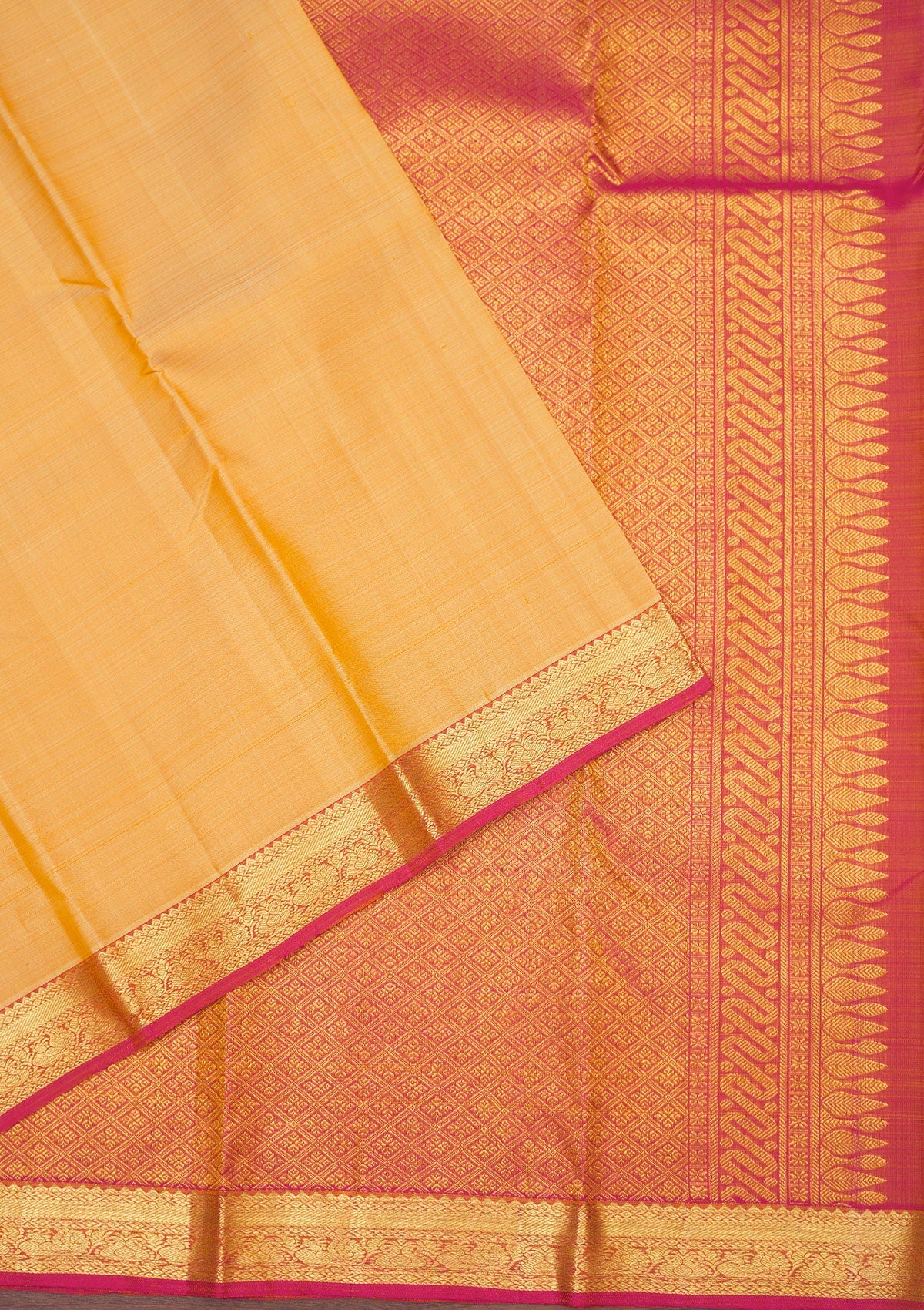 Beige Zariwork Pure Silk Saree