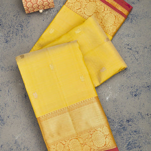 Beige Zariwork Pure Silk Saree