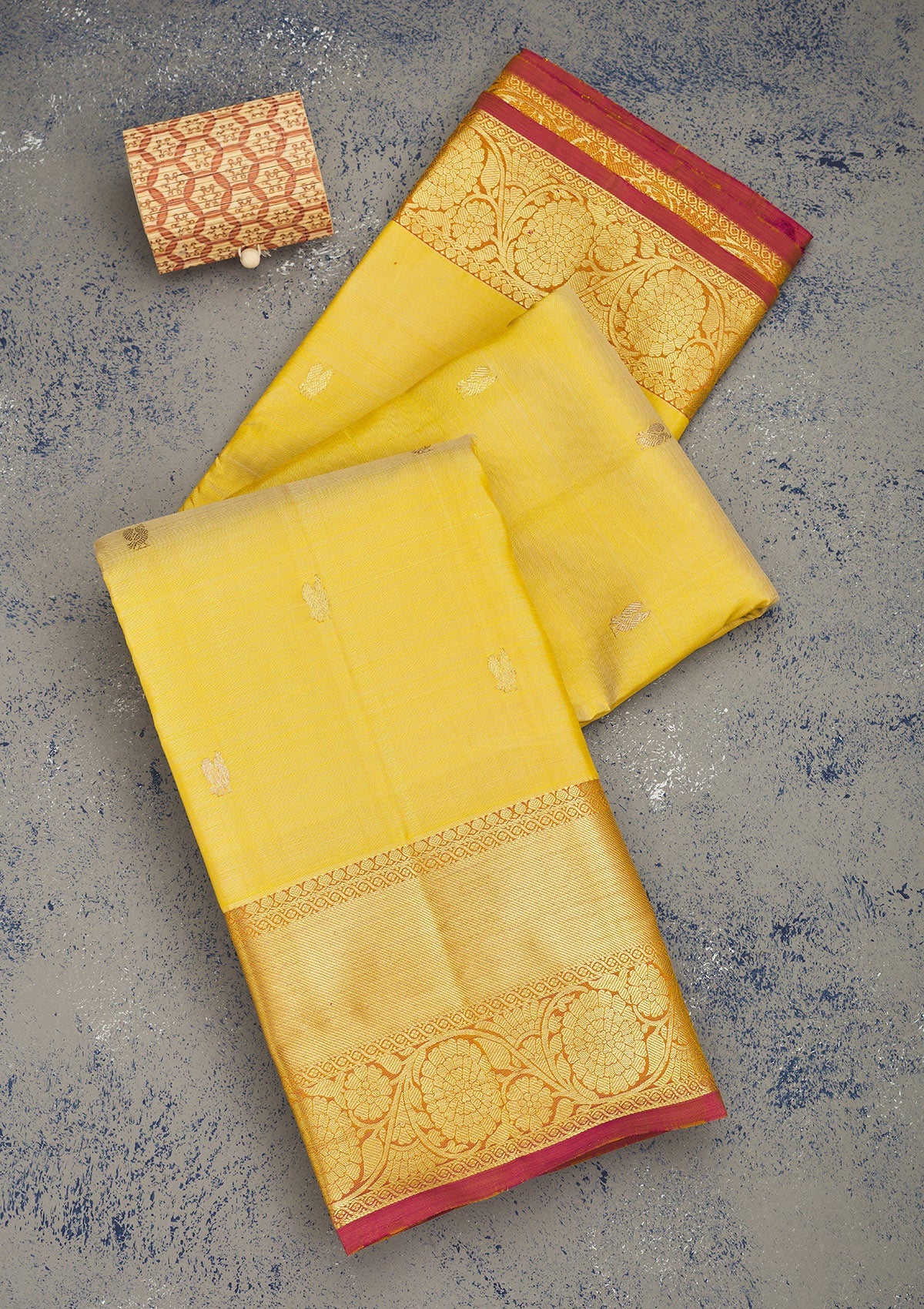 Beige Zariwork Pure Silk Saree