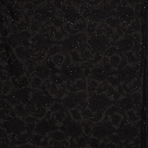 Black Cutdana Tissue Saree