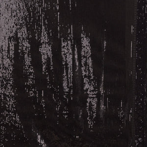 Black Sequins Georgette Saree