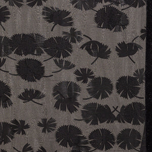 Black Stonework Organza Saree