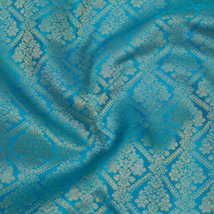 Blue Zariwork Pure Silk Saree