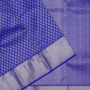 Blue Zariwork Pure Silk Saree