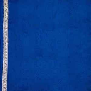Blue Zariwork Pure Silk Saree