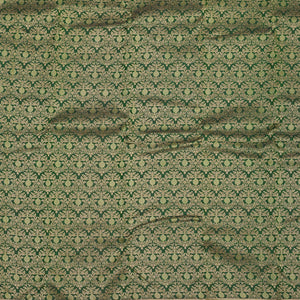 Bottle Green Zariwork Pure Silk Saree