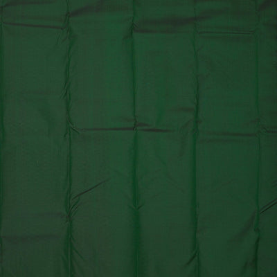 Bottle Green Zariwork Pure Silk Saree