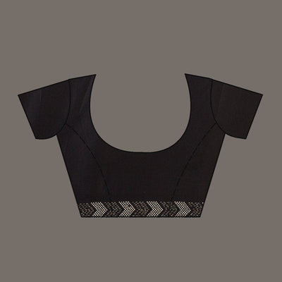 Brown Printed Tissue Saree