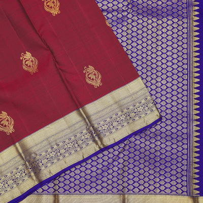 Brown Zariwork Pure Silk Saree