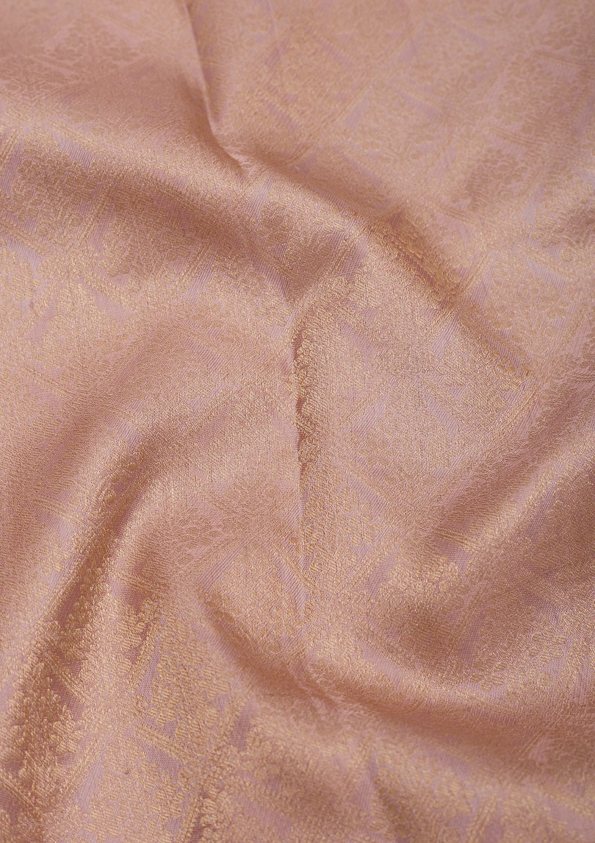 Cream Zariwork Pure Silk Saree