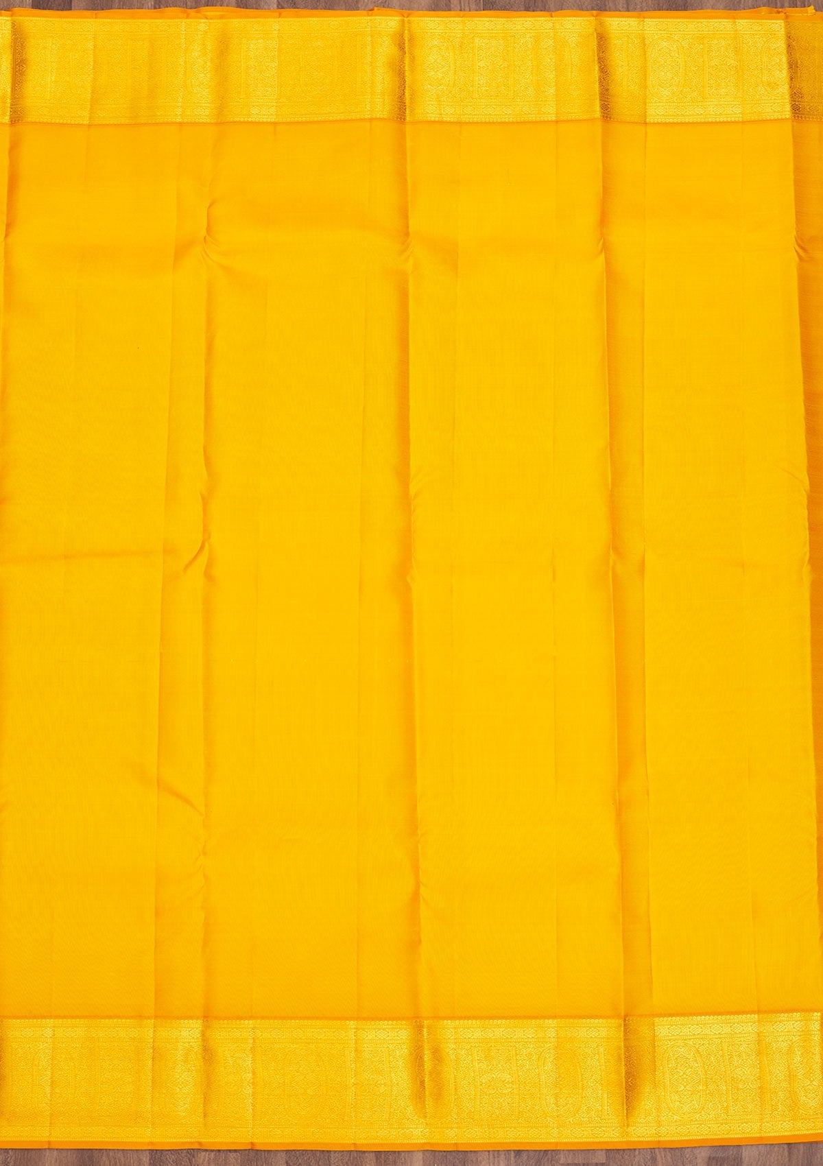Cream Zariwork Pure Silk Saree