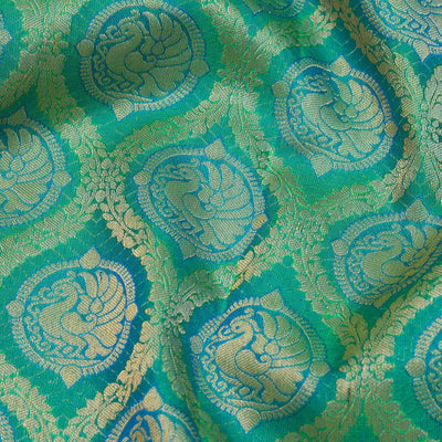 Green Zariwork Pure Silk Saree