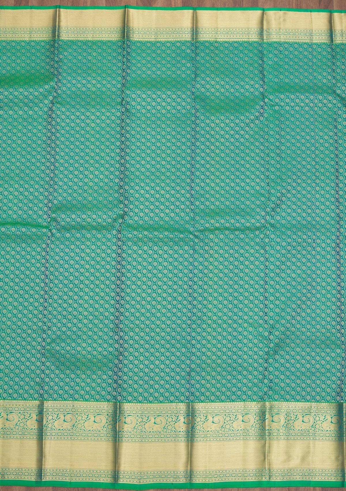 Green Zariwork Pure Silk Saree