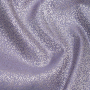 Grey Zariwork Pure Silk Saree