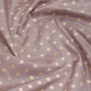 Grey Zariwork Pure Silk Saree