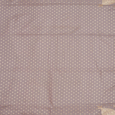 Grey Zariwork Pure Silk Saree