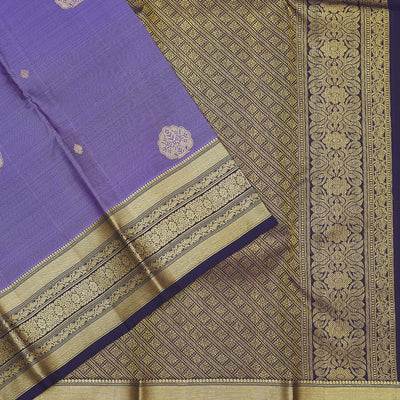 Purple Zariwork Pure Silk Saree