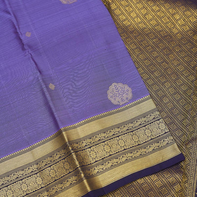 Purple Zariwork Pure Silk Saree