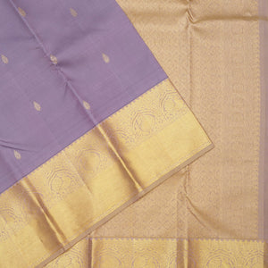 Grey Zariwork Pure Silk Saree