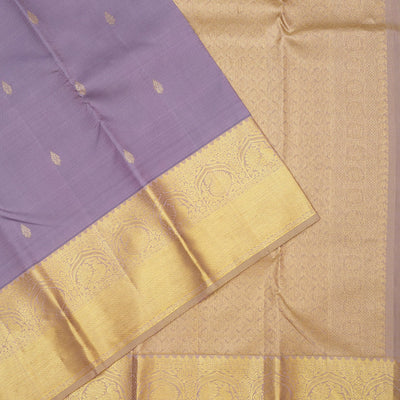 Grey Zariwork Pure Silk Saree