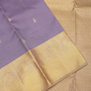 Grey Zariwork Pure Silk Saree