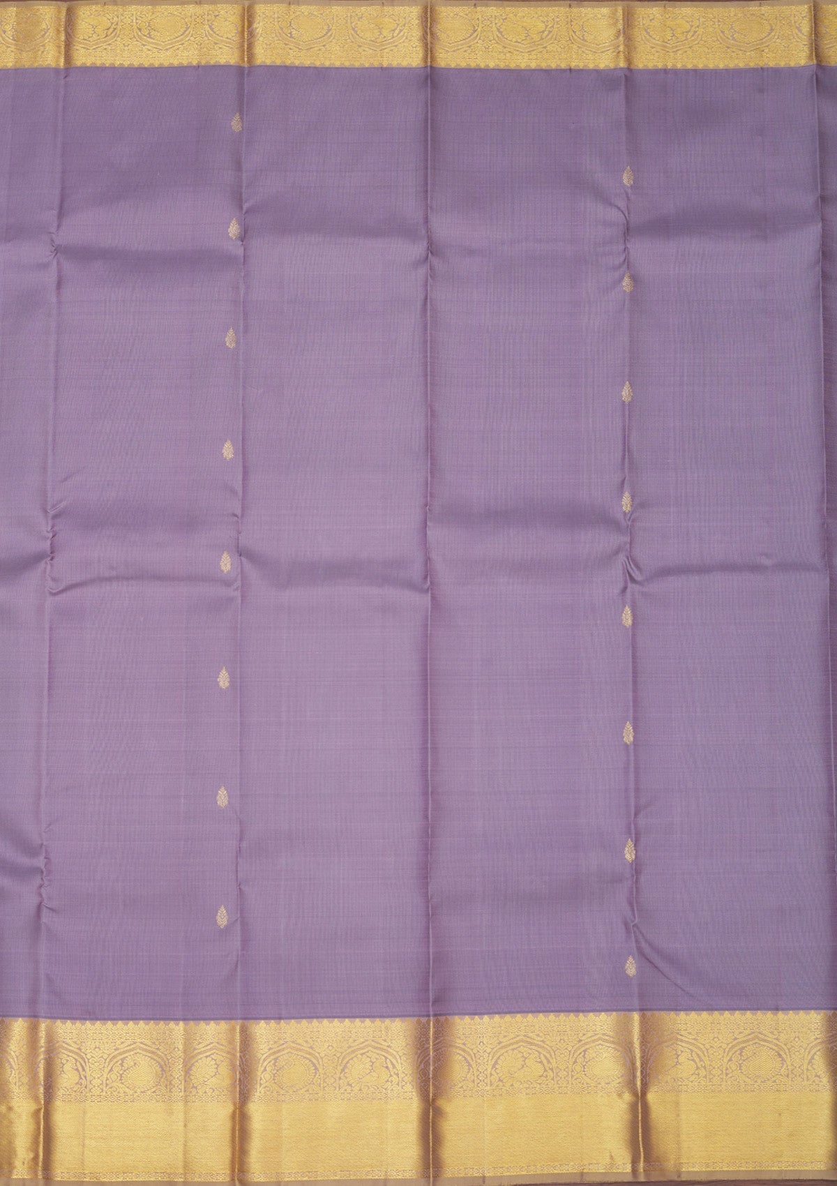 Grey Zariwork Pure Silk Saree