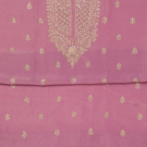 Lavender Cutdana Tissue Unstitched Salwar Suit