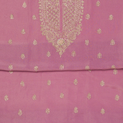 Lavender Cutdana Tissue Unstitched Salwar Suit