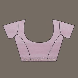 Lavender Stonework Georgette Saree