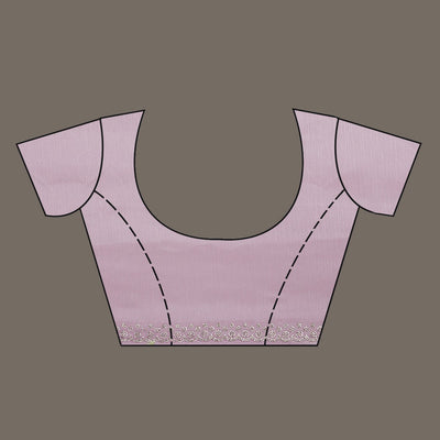 Lavender Stonework Georgette Saree