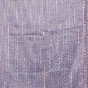 Lavender Stonework Tissue Saree