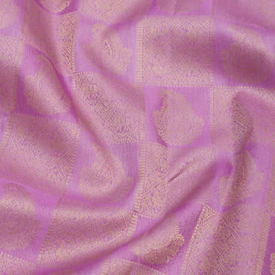 Lavender Zariwork Pure Silk Saree