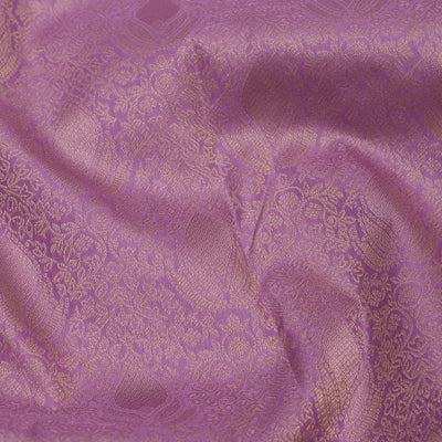 Lavender Zariwork Pure Silk Saree