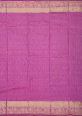 Lavender Zariwork Pure Silk Saree