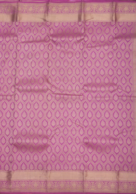 Lavender Zariwork Pure Silk Saree