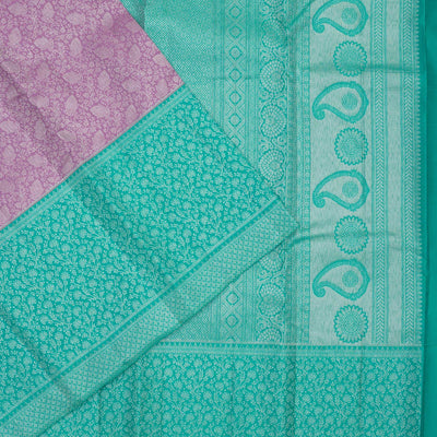 Lavender Zariwork Pure Silk Saree