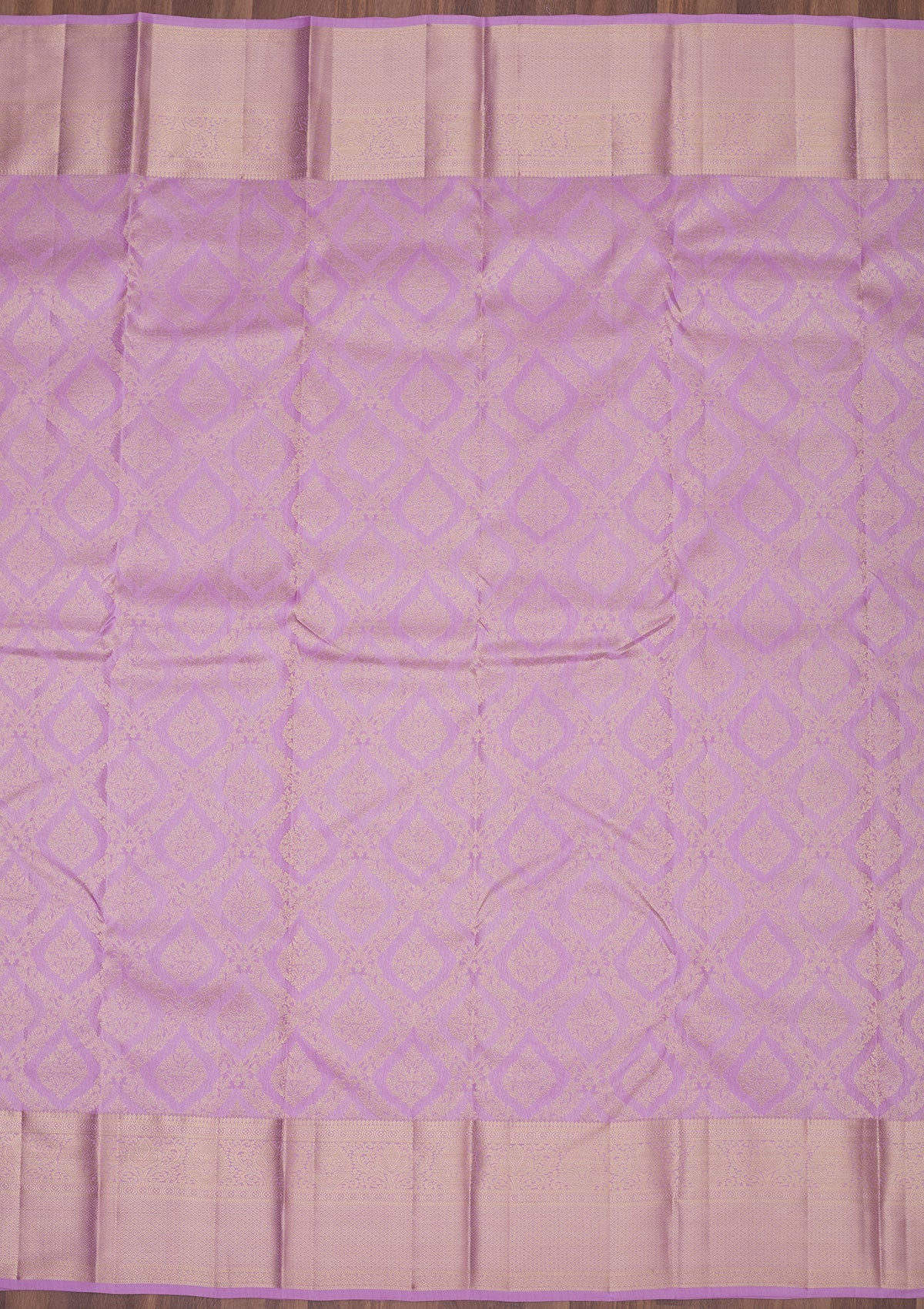 Lavender Zariwork Pure Silk Saree