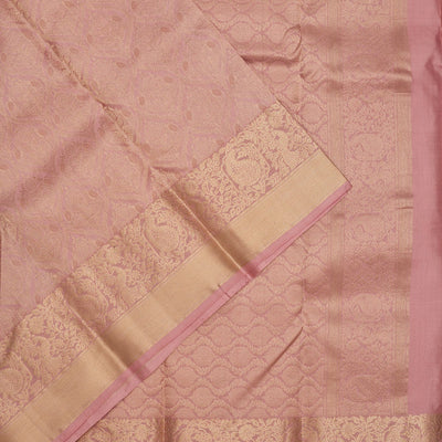 Lavender Zariwork Pure Silk Saree