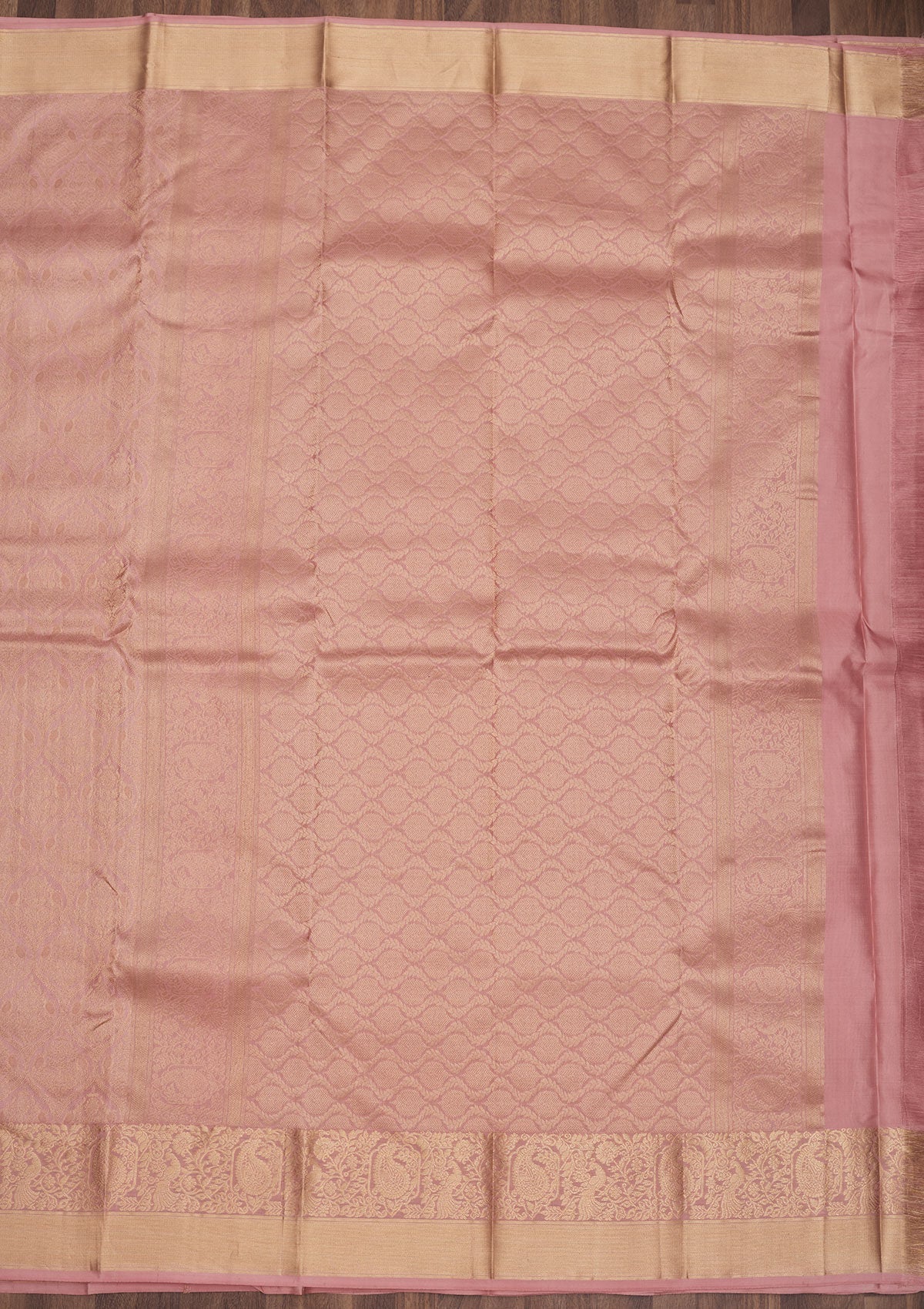 Lavender Zariwork Pure Silk Saree