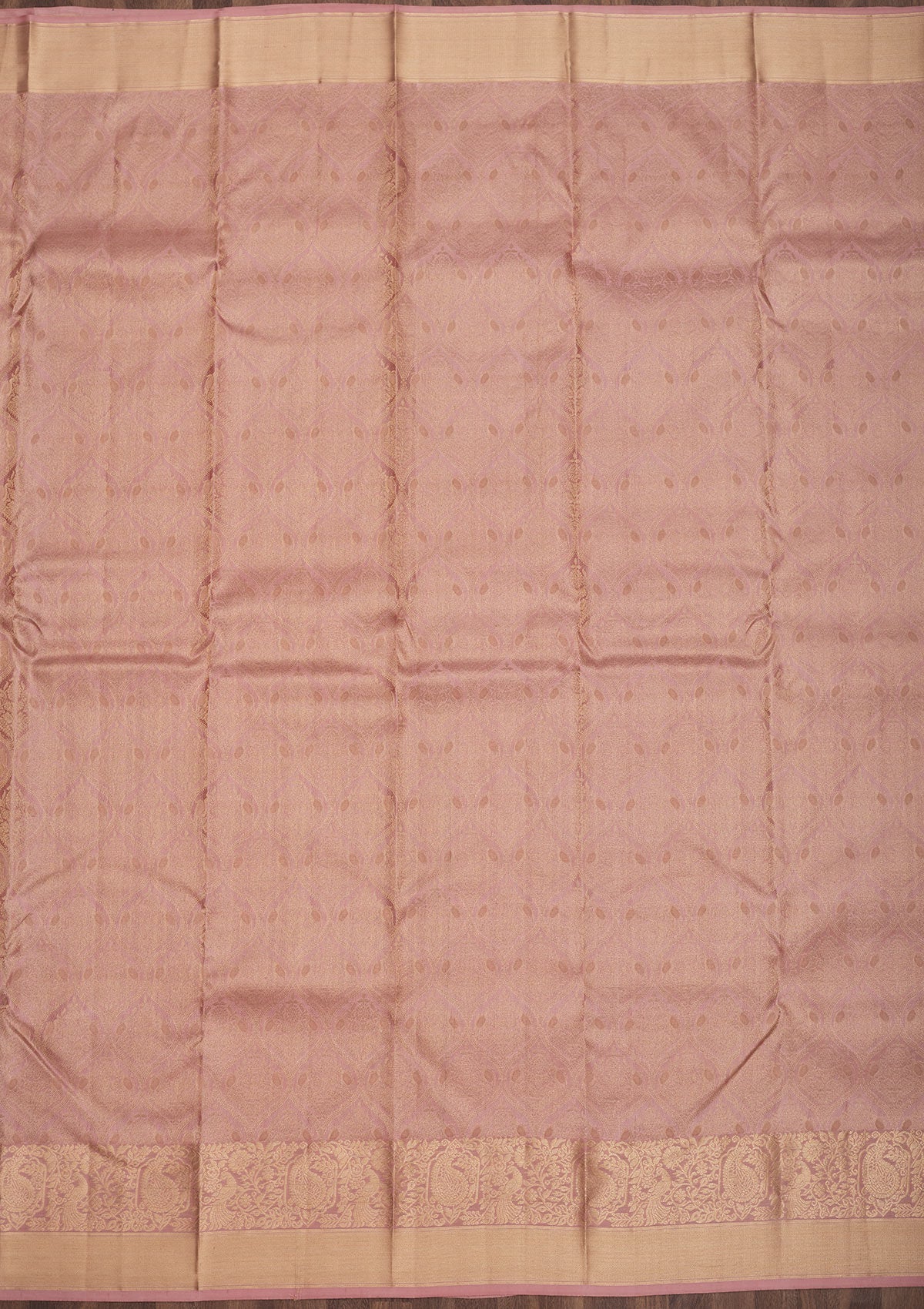 Lavender Zariwork Pure Silk Saree