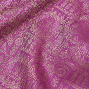 Lavender Zariwork Pure Silk Saree