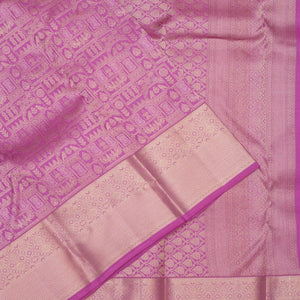 Lavender Zariwork Pure Silk Saree
