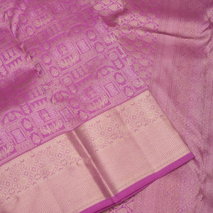 Lavender Zariwork Pure Silk Saree