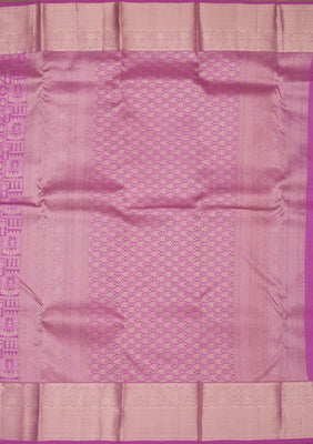 Lavender Zariwork Pure Silk Saree