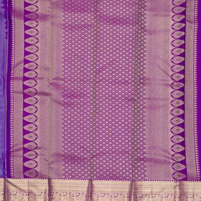 Lavender Zariwork Pure Silk Saree