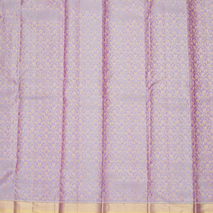 Lavender Zariwork Pure Silk Saree