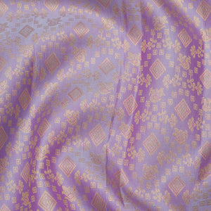 Lavender Zariwork Pure Silk Saree