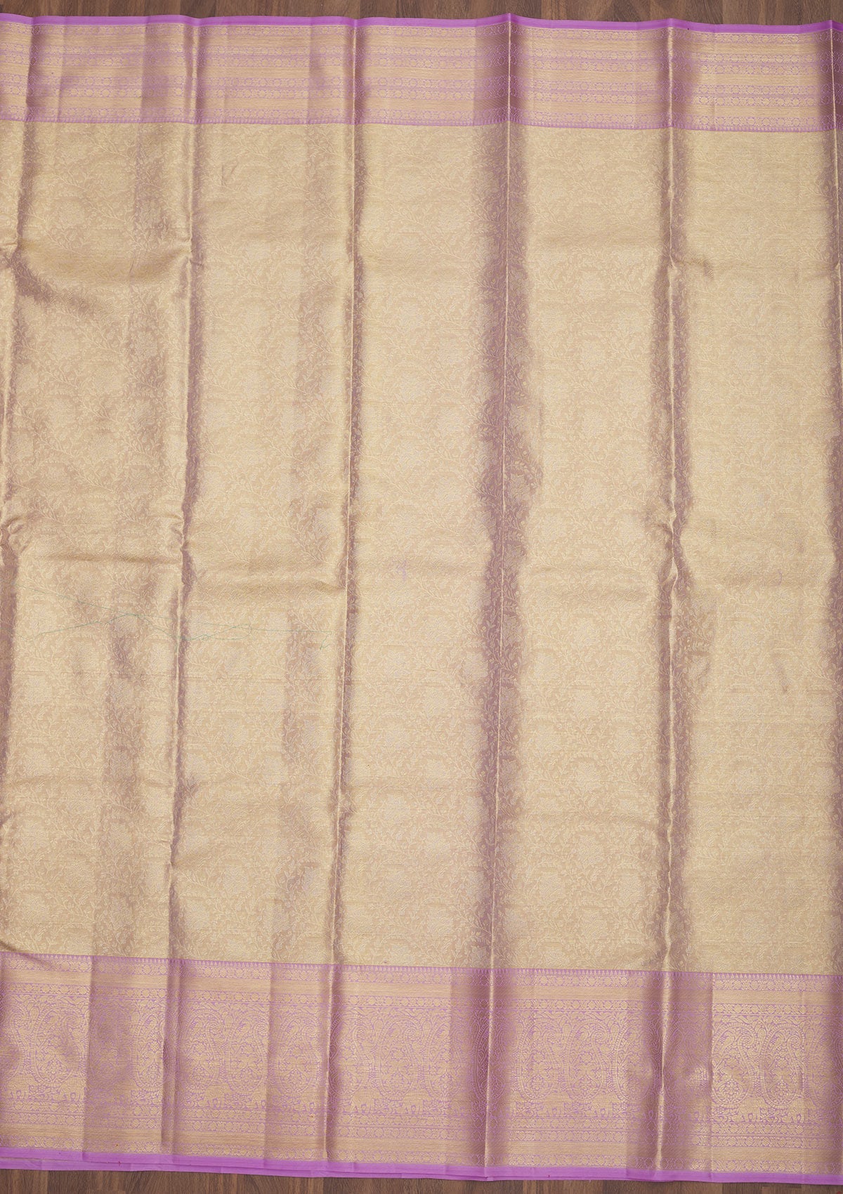 Lavender Zariwork Pure Silk Saree